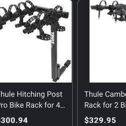 Thule Hitching Post Bike Rack For 4 