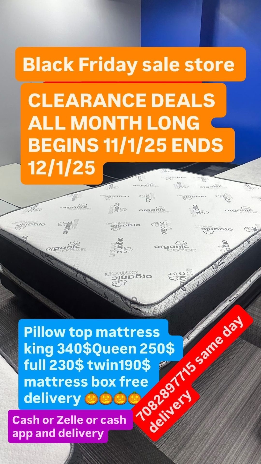 Huge sale for Mattress And Box Twin size mattress and box 150.$ full 190$ Queen 200$ king 290$. Mattress And Box and frame and headboard. King 580$ Qu