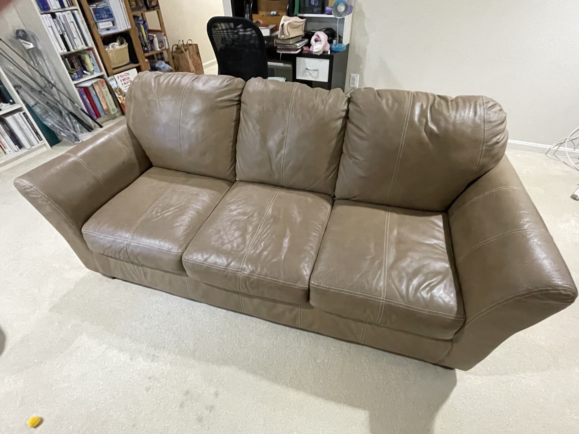 Leather couch