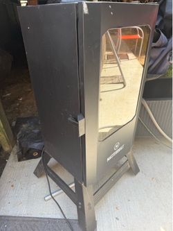 Master built smoker- only used once (but a bit dirty)