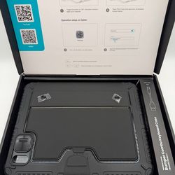 Nillkin Protective iPad A16 11th 10th Gen Case with Keyboard, Portrait/Landscape Modes, Detachable Backlit Keyboard with Larger Trackpad, Camera Cover