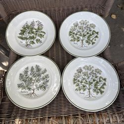 Tiffany & Co Vintage Herbs Garden Plates