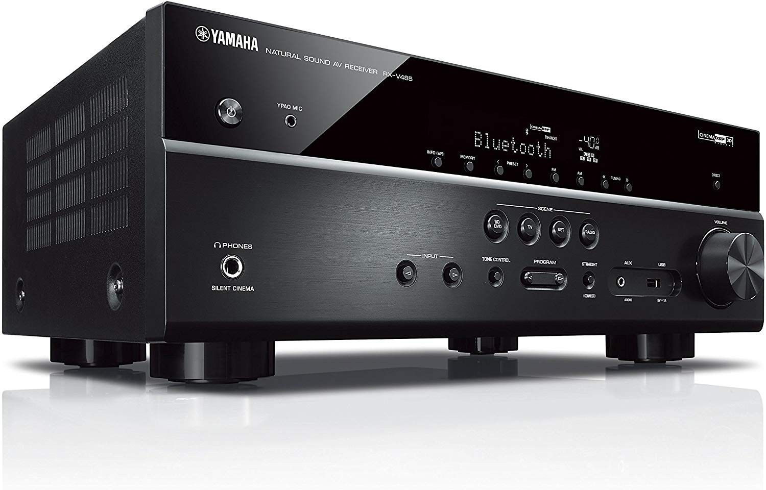 Yamaha Audio 4.3 out of 5 stars  26Reviews Yamaha RX-V485BL 5.1-Channel 4K Ultra HD AV Receiver with MusicCast - Black