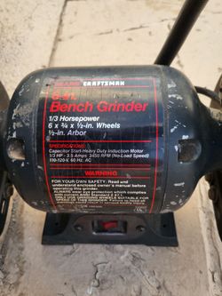 Craftsman 6-Inch Bench Grinder