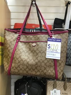 Coach Peyton pocket tote bag