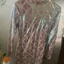 Short Sequin Fashion Nova Dress Size M