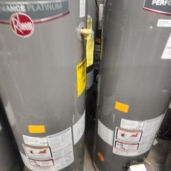 New Water Heater Rheem Performance Platinum 