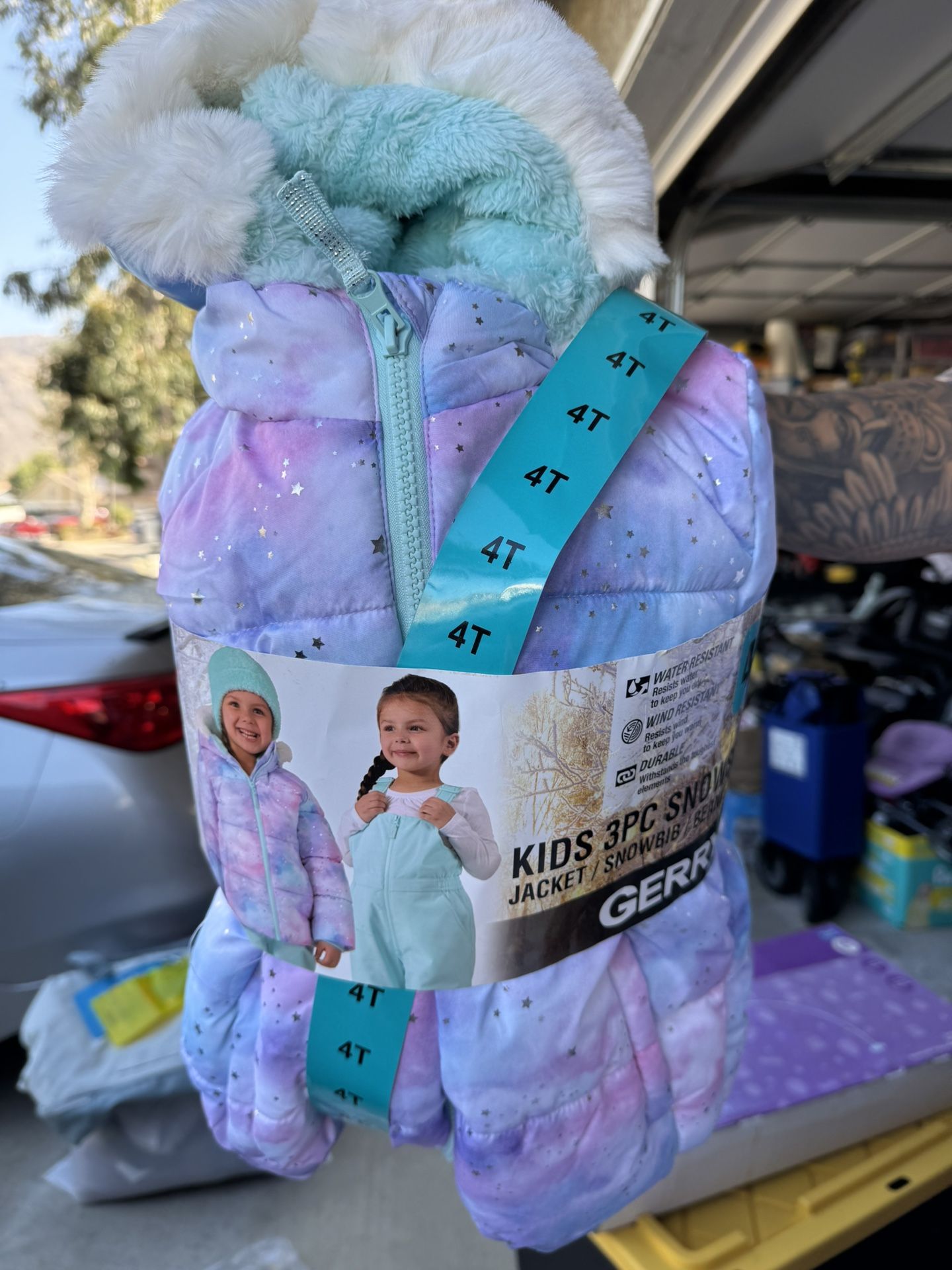 Kids Snow Jacket And Bib