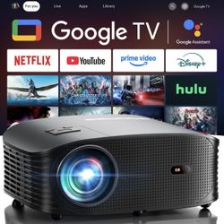 4K Mini Smart Projector with WiFi and Bluetooth 
