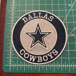 Dallas Cowboys Iron On Patch 4” X 4”