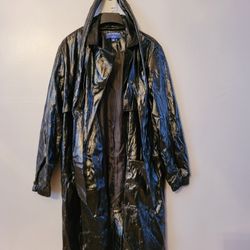 Cara Santana X Apt 9, Collar Wet Trench Coat