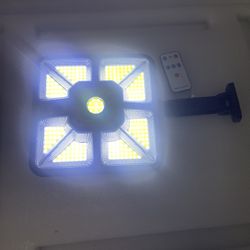 Solar Security  Motion Street Light With Remote Pir Sensor