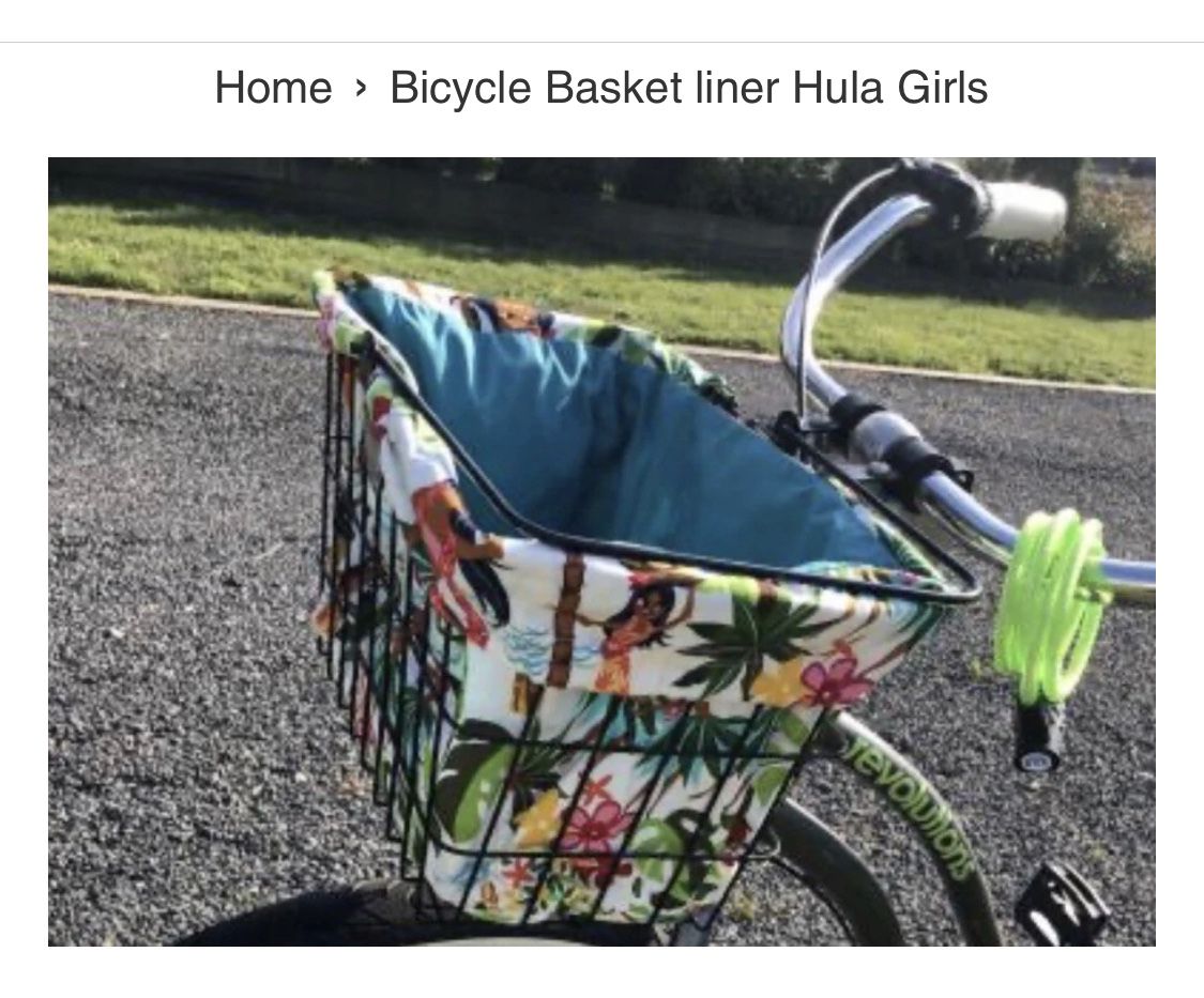 Bicycle basket cover