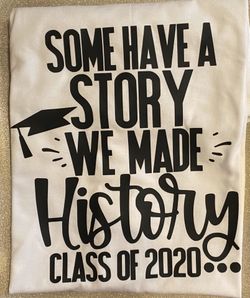 Some have a story we made History class of 2020