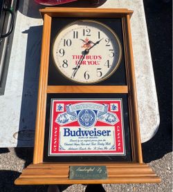 Budweiser clock