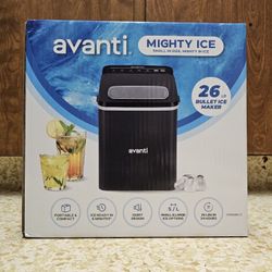 NEW! Avanti 26 lb Bullet Ice Maker *Black*