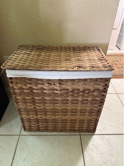 Wicker hamper