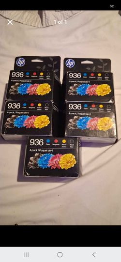 HP 936 Ink Cartridge 4-Pack – Lot of 5