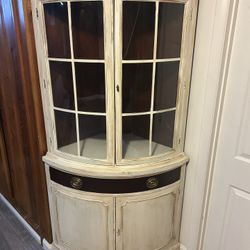 Antique Corner Cabinet