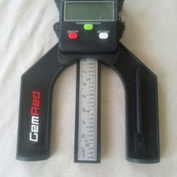 0 - 130mm DIGITAL HEIGHT GAUGE TABLE SAW 80mm DEPTH GAUGE 3 UNTS INCH/mm / FRACTION LOCKING SCREW WOODWORKING ROUTER TABLE TOOLS