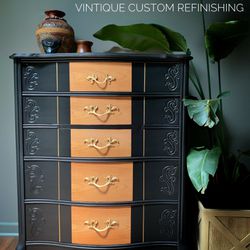 French Provincial Chest Of Drawers 