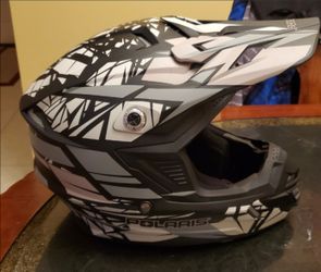 Polaris Tenacity 3.0 Off-Road Motocross ATV Helmet XXL Matte Black/Grey