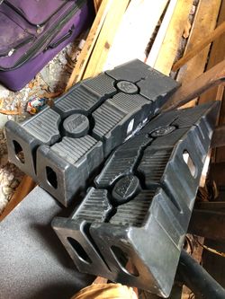 Angle grinder and car ramps