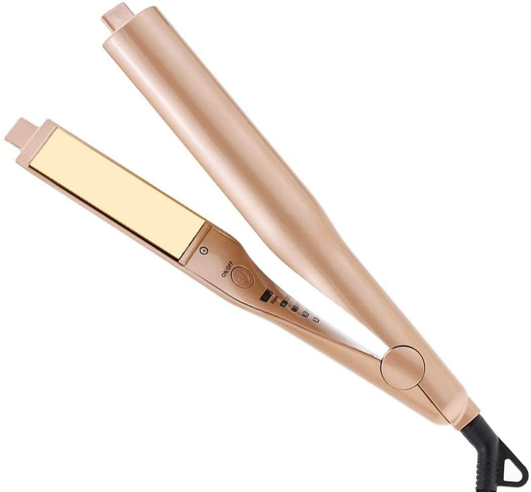 Hair Straightener and Curler 2 in 1 Ceramic Curling Flat Iron Pro for Hair Styling Tools