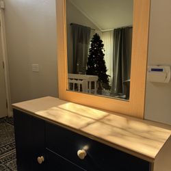 Kids Dresser with Mirror 