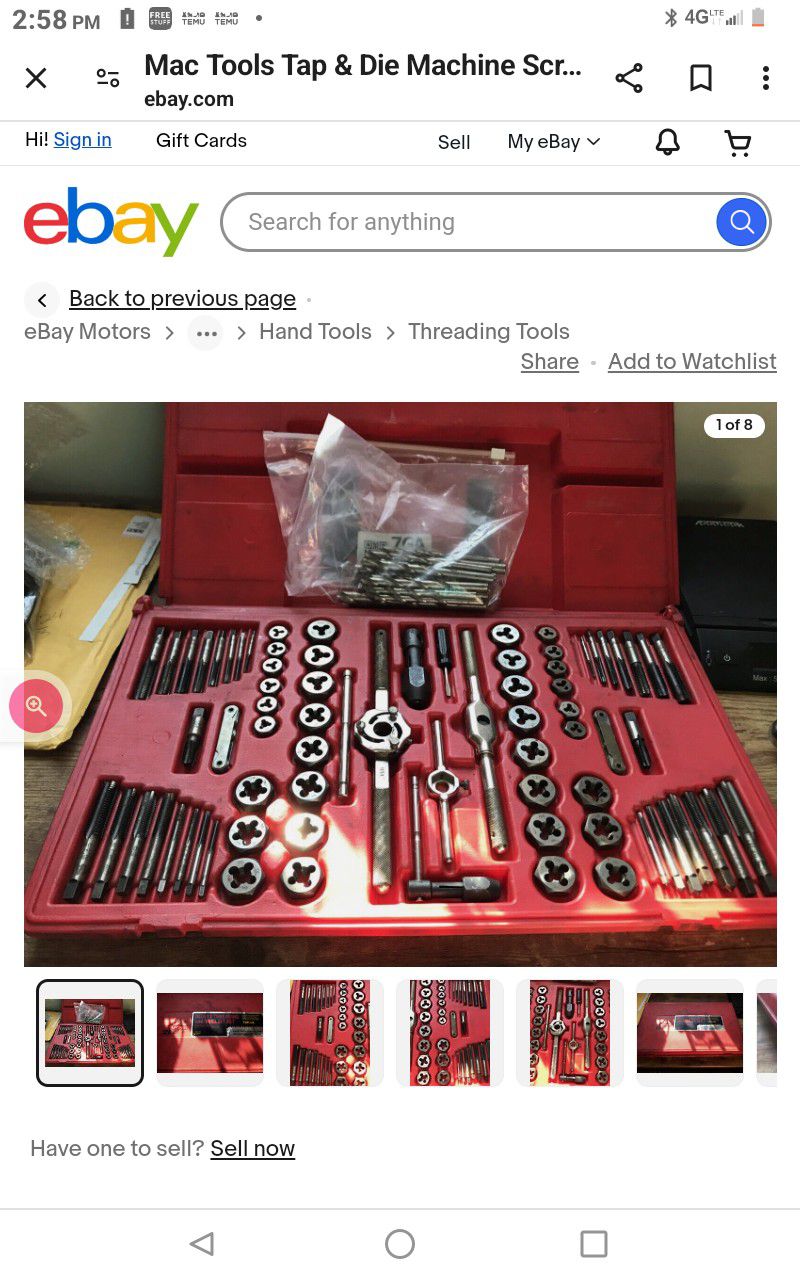 Mac Tools 117 Piece Deluxe Threading And Drill Bit Set