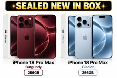 iPhone 18 Pro Max burgundy 256gb glacier 256GB