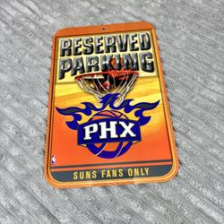 PHOENIX SUNS RESERVED PARKING SIGN 2008 NBA Properties WinCraft