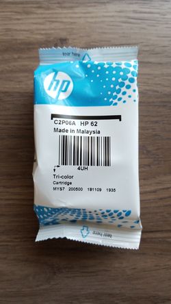 HP62 Tri-color Original New Ink