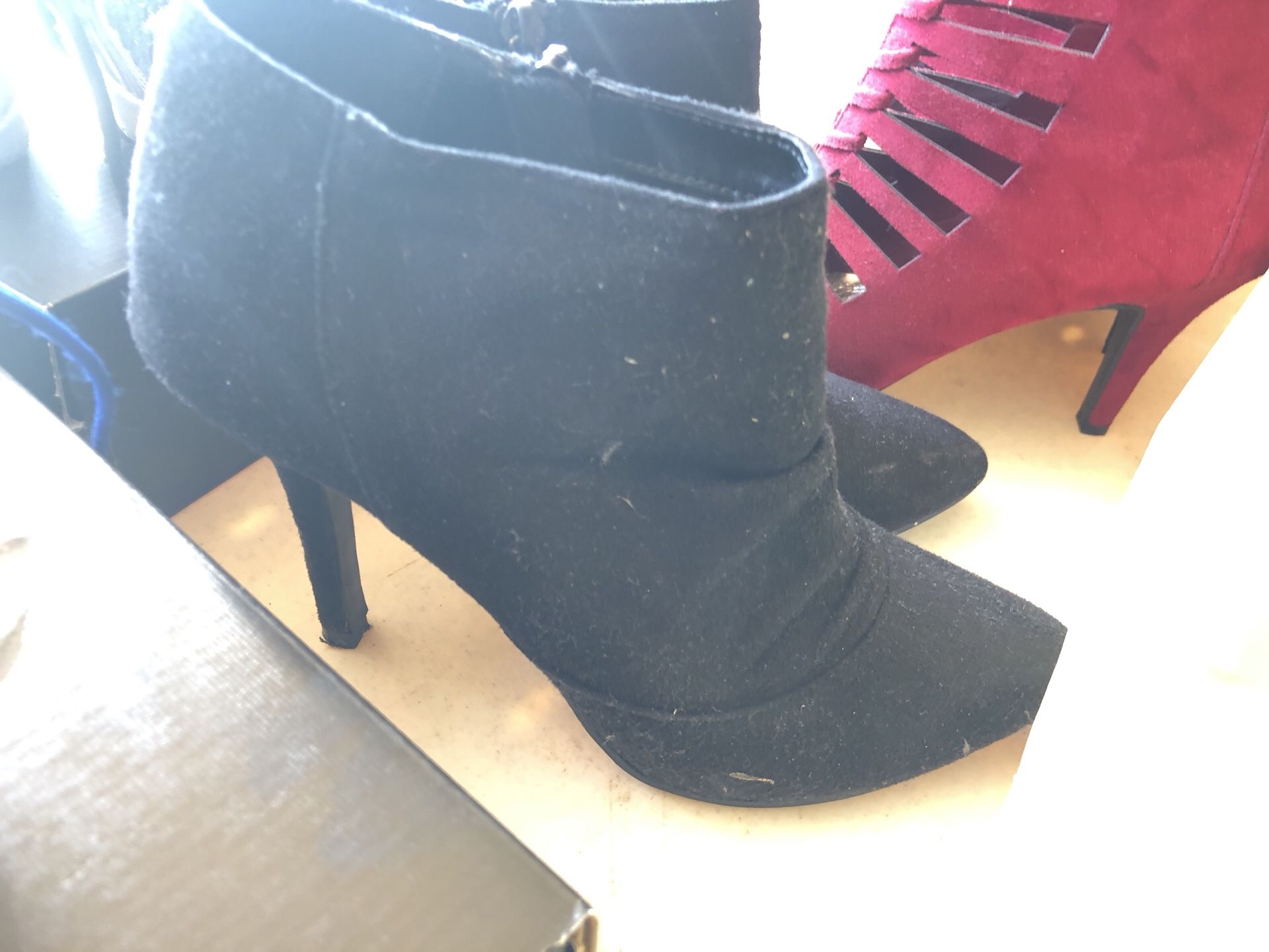 Black booties