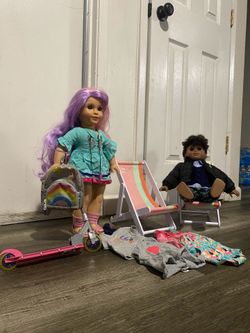 American dolls and accessories