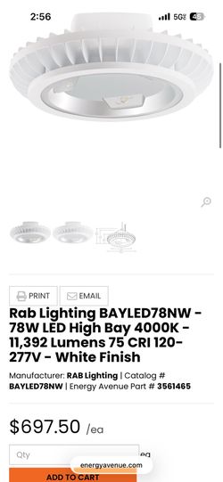 RAB shark field adjustable LED