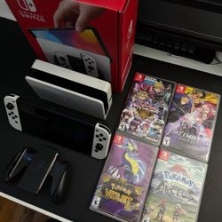 Switch Oled bundles +4 Games And More🔥💯