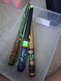 Set of 3 Magiquest Wands For Great Wolf Lodge Or Will Sell Individually