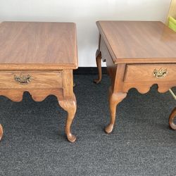 Two Matching End Tables 