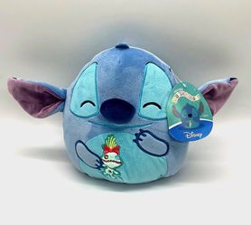Squishmallow Kellytoy Plush Disney 8" Stitch with Scrump Fall 2024 NWT