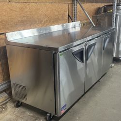 Turbo Air TWR-72SD-N Prep Table Fridge – New Scratch & Dent