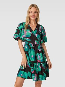 YAS flower print Wrap Dress for women