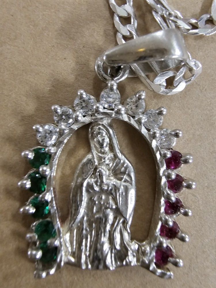 Sterling Silver Chain And Charm