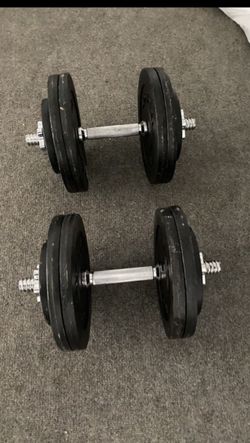 Adjustable dumbbell 35lbs