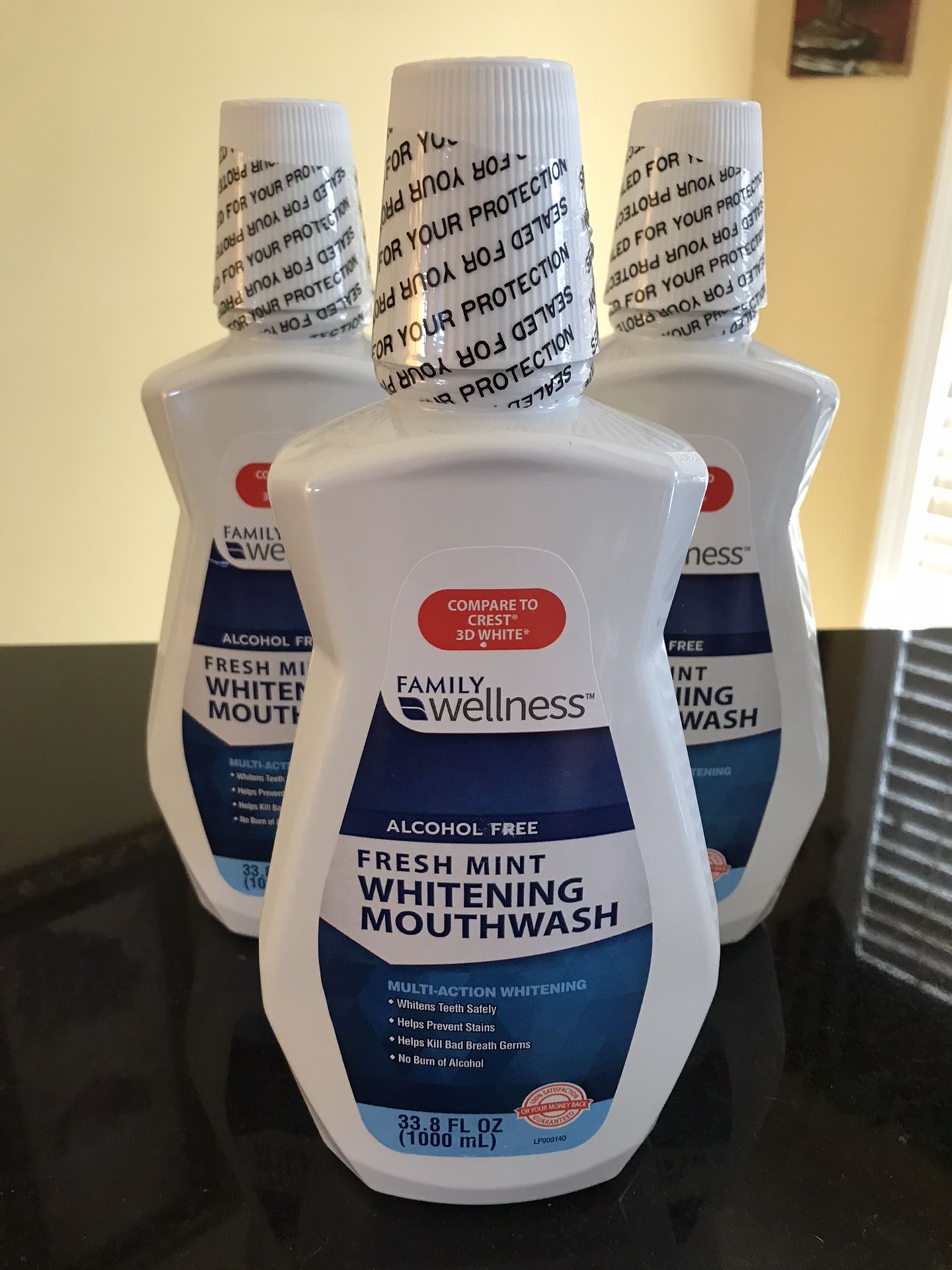 Fresh Mint Whitening Mouthwash 33.8 FL OZ