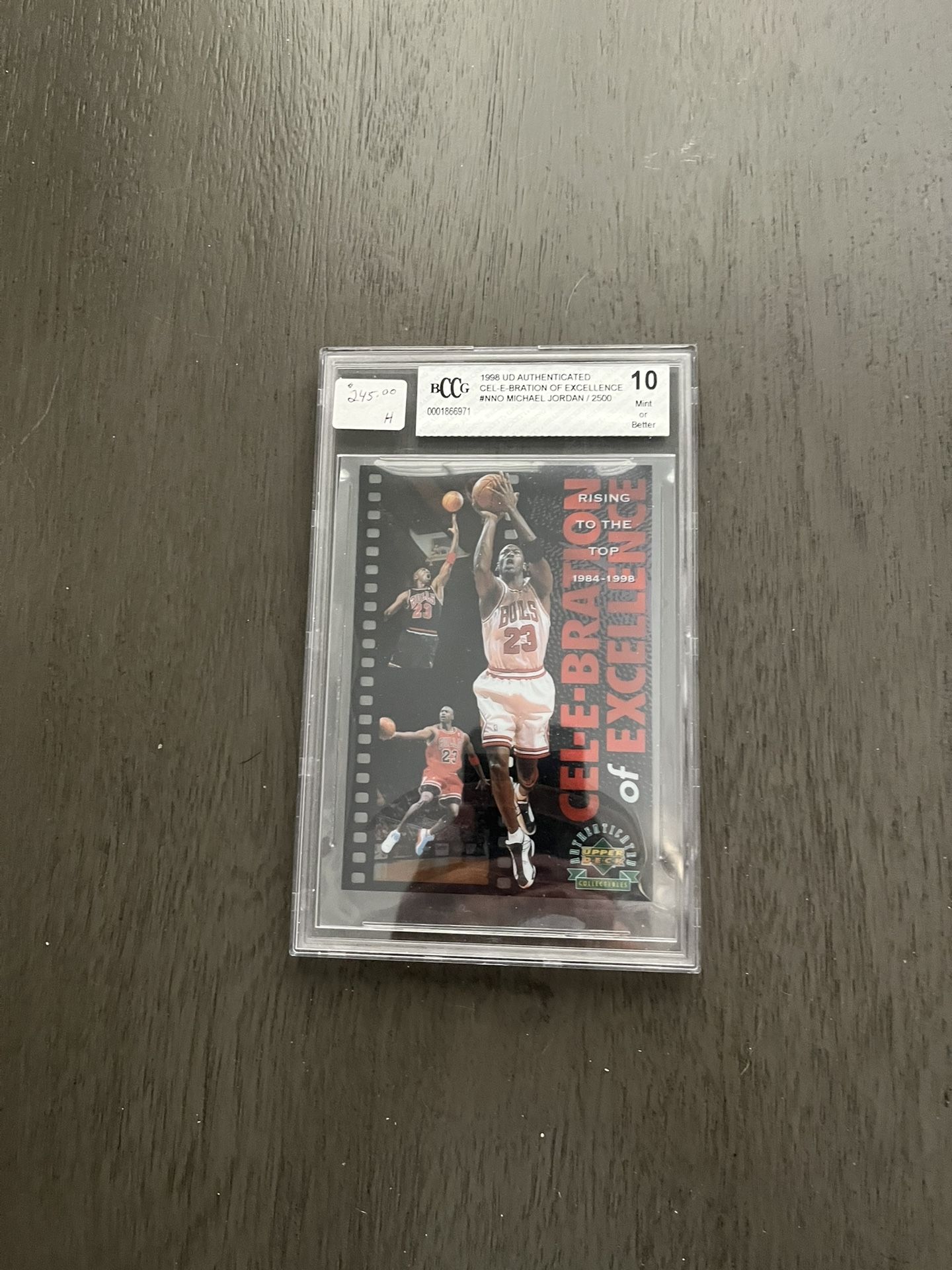 1998 UD Authenticated Cel E Bration Of Excellence Michael...