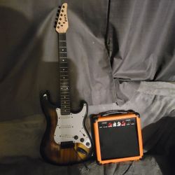 Electric guitar with Amp 