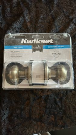 New Door Knob- Kwikset