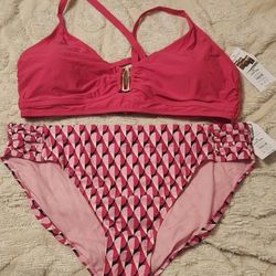 Time And Tru 3X (24-26W) 2-piece Bathing Suit