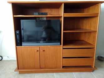 Teak TV Stand